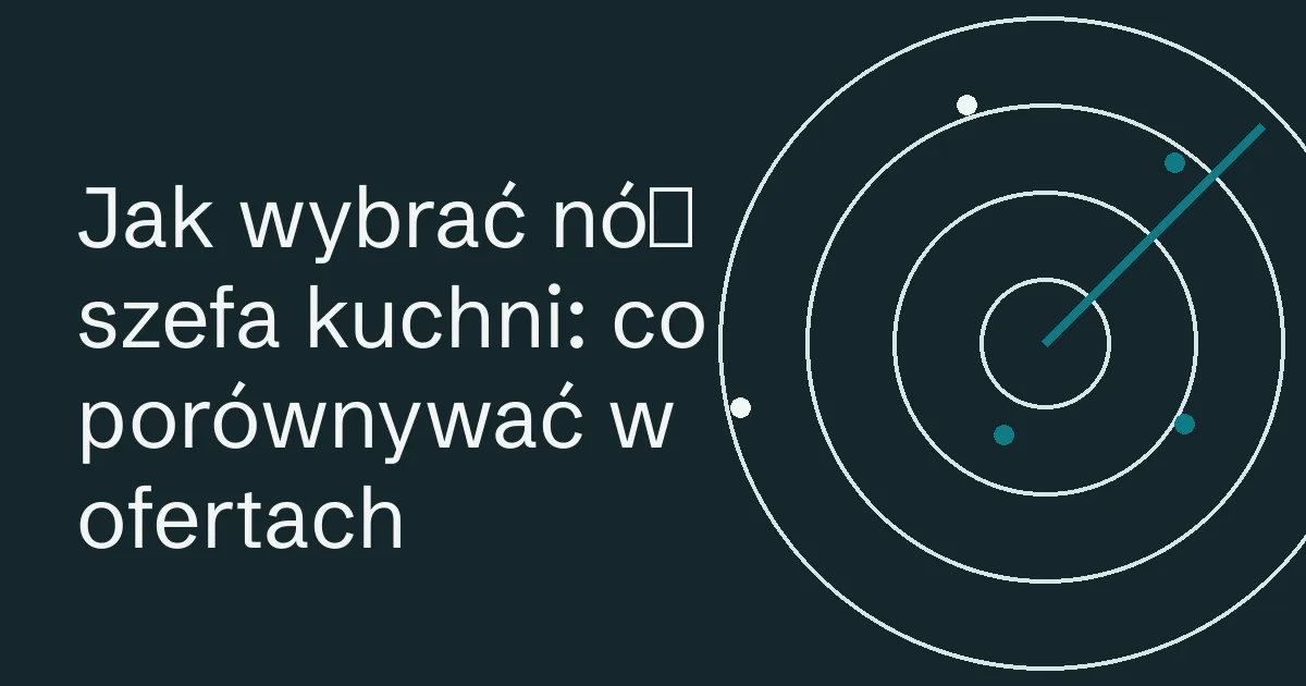 Nóż szefa kuchni Kiwi z drewnianym uchwytem, drugi w naszym rankingu